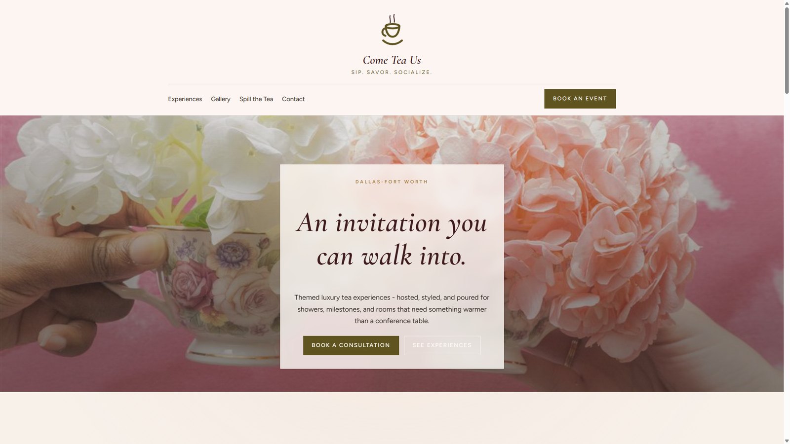 Come Tea Us, image 1